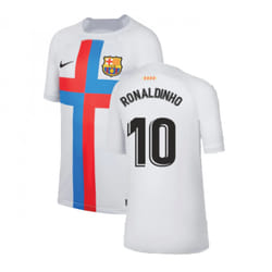 2022-2023 Barcelona Third Shirt (Kids) (RONALDINHO 10) - MB