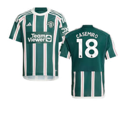 2023-2024 Man Utd Away Shirt (Kids) (Casemiro 18) - SB