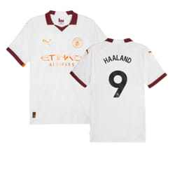2023-2024 Man City Authentic Away Shirt (HAALAND 9) - L