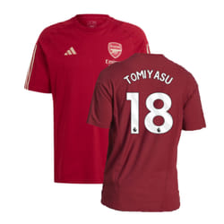 2023-2024 Arsenal Training Tee (Red) (Tomiyasu 18) - XXL
