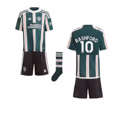 2023-2024 Man Utd Away Mini Kit (Rashford 10) - 2-3 Years