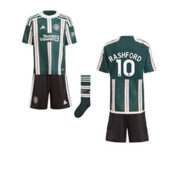 2023-2024 Man Utd Away Mini Kit (Rashford 10) - 3-4 Years
