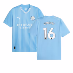 2023-2024 Man City Home Shirt (RODRIGO 16) - M