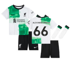 2023-2024 Liverpool Away Little Boys Mini Kit (Alexander Arnold 66) - XSB