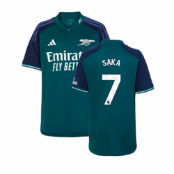 2023-2024 Arsenal Third Shirt (Kids) (Saka 7) - SB