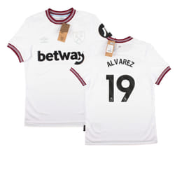 2023-2024 West Ham United Away Shirt (ALVAREZ 19) - 4XL