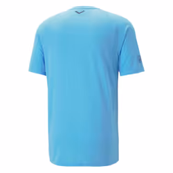 2023-2024 Man City Casuals Tee (Blue Wash) - Kids (Doku 11) - SB