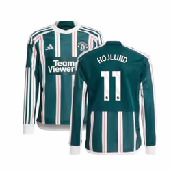 2023-2024 Man Utd Away Long Sleeve Shirt (Kids) (Hojlund 11) - XLB
