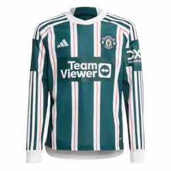 2023-2024 Man Utd Away Long Sleeve Shirt (Kids) (Hojlund 11) - XLB