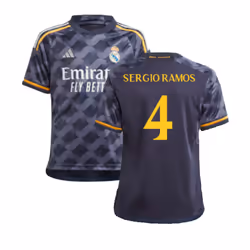 2023-2024 Real Madrid Away Shirt (Kids) (Sergio Ramos 4) - XXL
