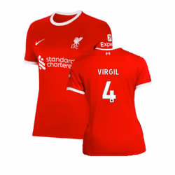 2023-2024 Liverpool Home Shirt (Ladies) (Virgil 4) - L