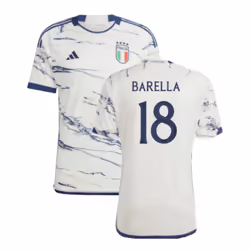 2023-2024 Italy Away Shirt (BARELLA 18) - XXL