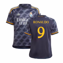 2023-2024 Real Madrid Away Shirt (Kids) (Ronaldo 9) - XXL
