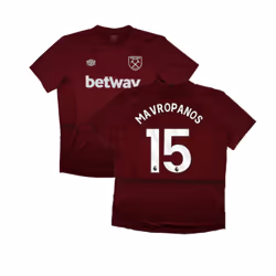 2023-2024 West Ham Training Jersey (Claret) (Mavropanos 15) - XXL