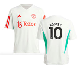 2023-2024 Man Utd Training Jersey (White) - Kids (Rooney 10) - MB