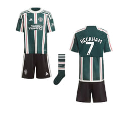 2023-2024 Man Utd Away Mini Kit (Beckham 7) - 4-5 Years