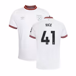 2023-2024 West Ham United Away Shirt (Kids) (RICE 41) - MB