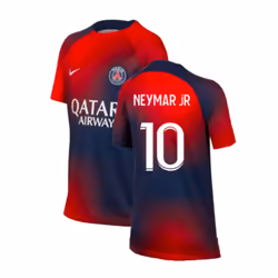 2023-2024 PSG Pre-Match Shirt (Midnight Navy) - Kids (Neymar JR 10) - SB