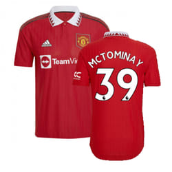 2022-2023 Man Utd Authentic Home Shirt (McTOMINAY 39) - M