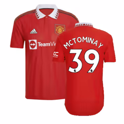 2022-2023 Man Utd Authentic Home Shirt (McTOMINAY 39) - XL