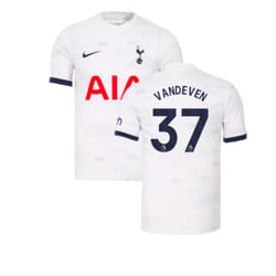 2023-2024 Tottenham Hotspur Home Shirt (Van De Ven 37) - XS