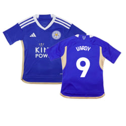 2023-2024 Leicester City Home Shirt (Kids) (Vardy 9) - MB