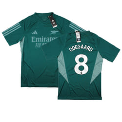 2023-2024 Arsenal EU Training Jersey (Rich Green) (Odegaard 8) - 3XL