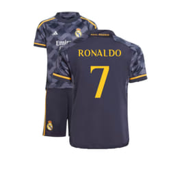 2023-2024 Real Madrid Away Mini Kit (Ronaldo 7) - 18-24 Months