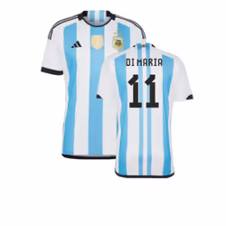 Argentina 2022 World Cup Winners Home Shirt (DI MARIA 11) - XXL