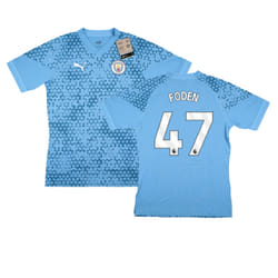 2023-2024 Man City Training Jersey Pro (Light Blue) (FODEN 47) - L