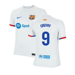 2023-2024 Barcelona Away Shirt (Kids) (Cruyff 9) - SB