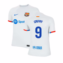 2023-2024 Barcelona Away Shirt (Kids) (Cruyff 9) - MB
