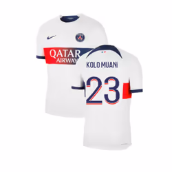 2023-2024 PSG Away Shirt (Kolo Muani 23) - XS