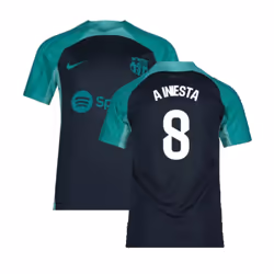 2023-2024 Barcelona Training Shirt (Thunder) - Kids (A Iniesta 8) - LB