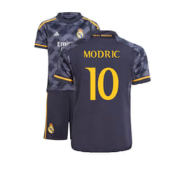 2023-2024 Real Madrid Away Mini Kit (Modric 10) - 4-5 Years