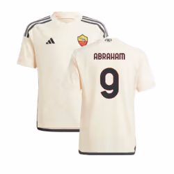 2023-2024 Roma Away Shirt (Kids) (ABRAHAM 9) - MB