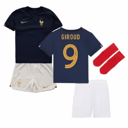 2022-2023 France Home Little Boys Mini Kit (Giroud 9) - SB