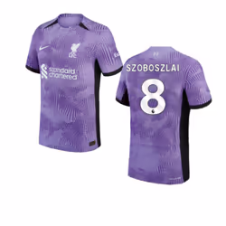 2023-2024 Liverpool Third Authentic Match Shirt (Szoboszlai 8) - S