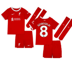 2023-2024 Liverpool Home Little Boys Mini Kit (Szoboszlai 8) - XLB