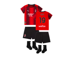 2023-2024 AC Milan Home Baby Kit (Theo 19) - 4-6 Months