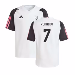 2023-2024 Juventus Training Shirt (White) - Kids (RONALDO 7) - MB