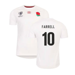 England RWC 2023 Home Rugby Jersey (Kids) (Farrell 10) - XLB