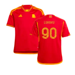2023-2024 Roma Home Shirt (Kids) (LUKAKU 90) - SB