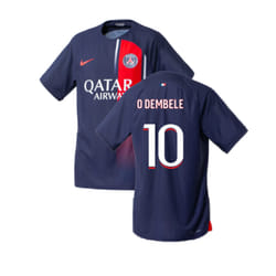 2023-2024 PSG Home Match Authentic Shirt (O Dembele 10) - L