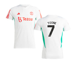 2023-2024 Man Utd Training Jersey (White) - Ladies (Toone 7) - S