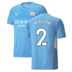 2021-2022 Man City Home Shirt (WALKER 2) - XL