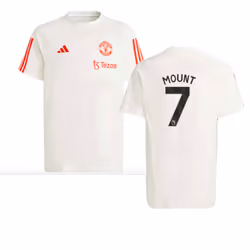 2023-2024 Man Utd Training Tee (White) - Kids (Mount 7) - XXL