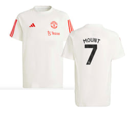2023-2024 Man Utd Training Tee (White) - Kids (Mount 7) - XXL