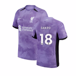 2023-2024 Liverpool Third Authentic Match Shirt (Gakpo 18) - S