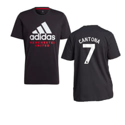 2023-2024 Man Utd DNA Graphic Tee (Black) (Cantona 7) - L